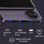 Power Bank Magnetic Wireless Slim Fast Charging 20W PD