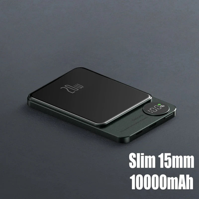 Power Bank Magnetic Wireless Slim Fast Charging 20W PD