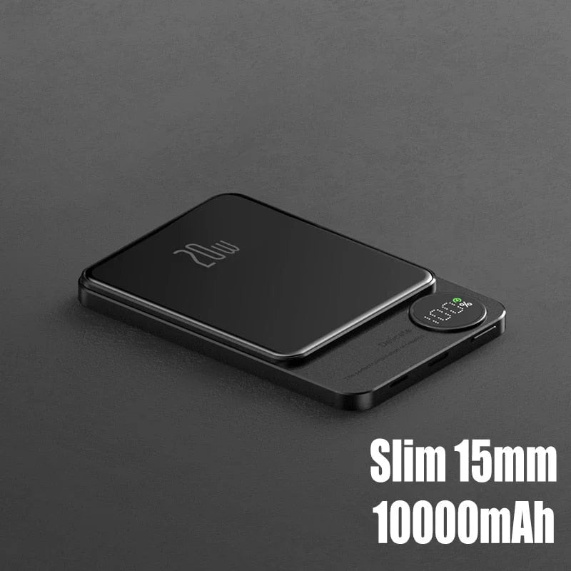Power Bank Magnetic Wireless Slim Fast Charging 20W PD