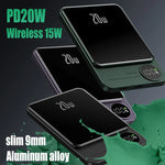 Power Bank Magnetic Wireless Slim Fast Charging 20W PD