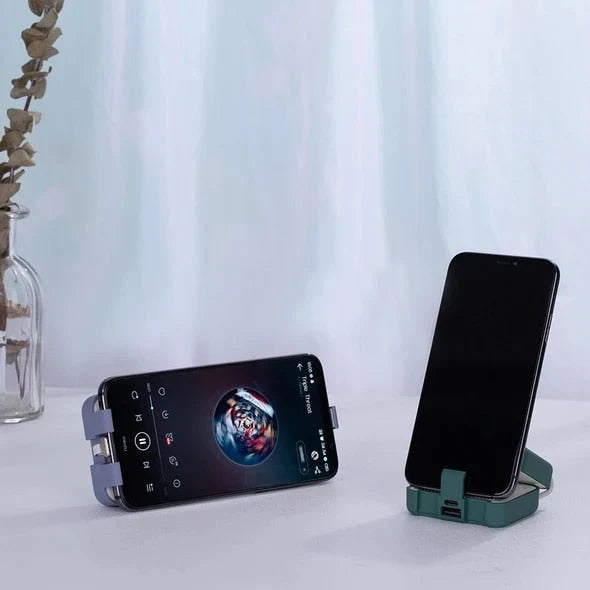 Power Bank Phone Holder 4000mAh Dual Device Charging