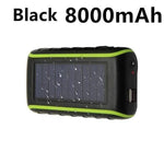 Power Bank Solar & Crank Built-In Flashlight