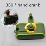 Power Bank Solar & Crank Built-In Flashlight