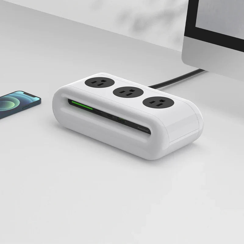 Power Strip Desktop Charging Station 65W USB-C PD