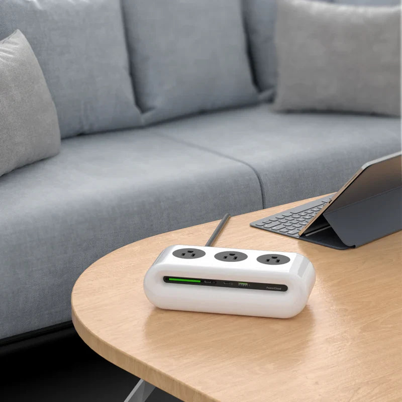 Power Strip Desktop Charging Station 65W USB-C PD