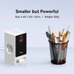 Power Strip Retractable Cable USB-C Fast Charging 65W