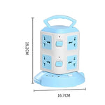 Power Strip Tower Space-Saving USB Ports & Surge Protection
