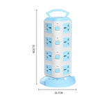 Power Strip Tower Space-Saving USB Ports & Surge Protection