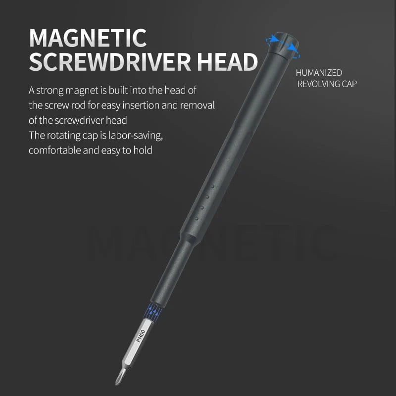 Precision Screwdriver Set Adjustable Torque 40 Magnetic Bits