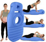 Pregnancy Pillow Belly Cutout Dual Adjustable Air Chambers