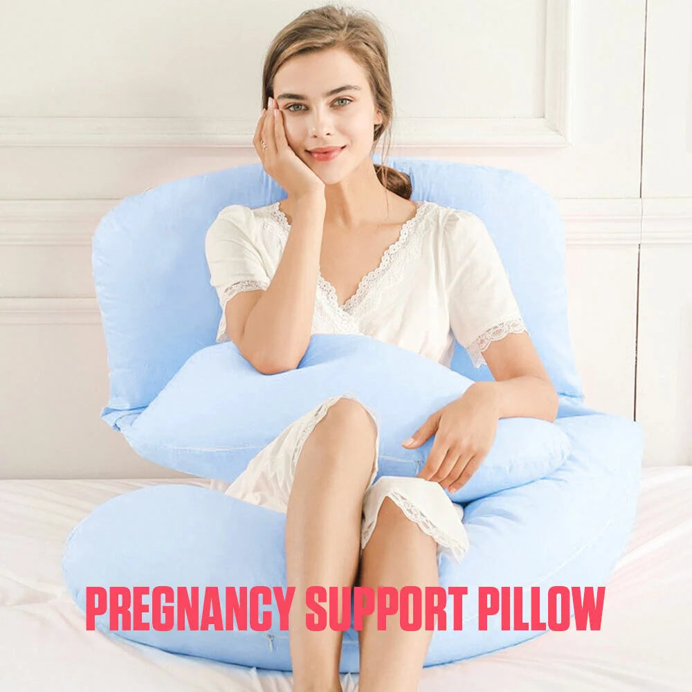 Pregnancy Pillow U-Shaped Ergonomic Full-Body Support