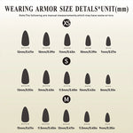 Press-On Nail Set Festive Christmas Designs Damage-Free