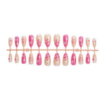 Press-On Nail Set Festive Designs Easy Application & Reusable