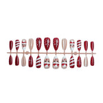 Press-On Nail Set Festive Holiday Designs Salon-Quality & Reusable