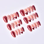 Press-On Nail Set Gift-Themed Quick-Apply & High-Shine