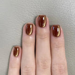 Press-On Nail Set Holiday Designs No-Glue & Lightweight