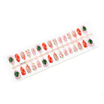 Press-On Nail Set Holiday Designs Peel-And-Press