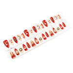 Press-On Nail Set Holiday Designs Peel-And-Stick & Comfort Fit