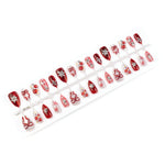 Press-On Nail Set Holiday-Themed Self-Adhesive Comfortable Fit