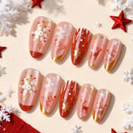 Press-On Nail Set No Glue Winter Motifs Assorted Sizes