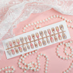 Press-On Nail Set Peel-And-Stick Long-Lasting Artistic Designs