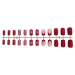 Press-On Nail Set Self-Adhesive Festive Glitter Multiple Sizes