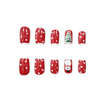 Press-On Nails Christmas Acrylic Set of 24