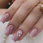 Press-On Nails Festive Designs Buffing Strips & Gel Polish