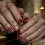 Press-On Nails Festive Designs Buffing Strips & Gel Polish
