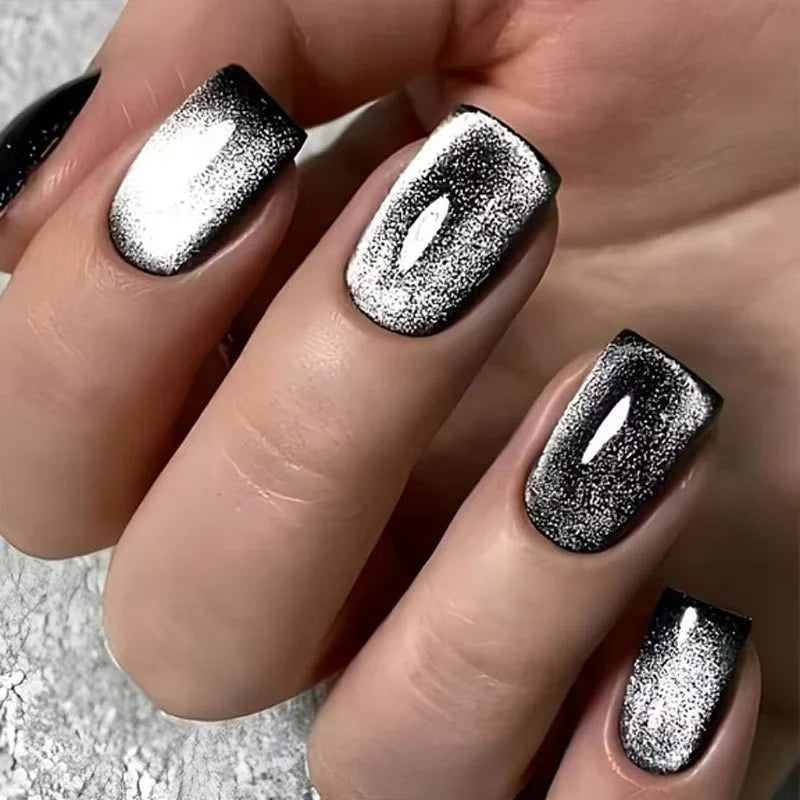 Press-On Nails Festive Designs Buffing Strips & Gel Polish