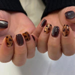 Press-On Nails Festive Designs Gel Polish & Buffing Strips