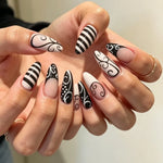 Press-On Nails Festive Designs Gel Polish & Buffing Strips