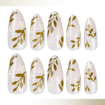 Press-On Nails Festive Holiday Designs Chip Resistant