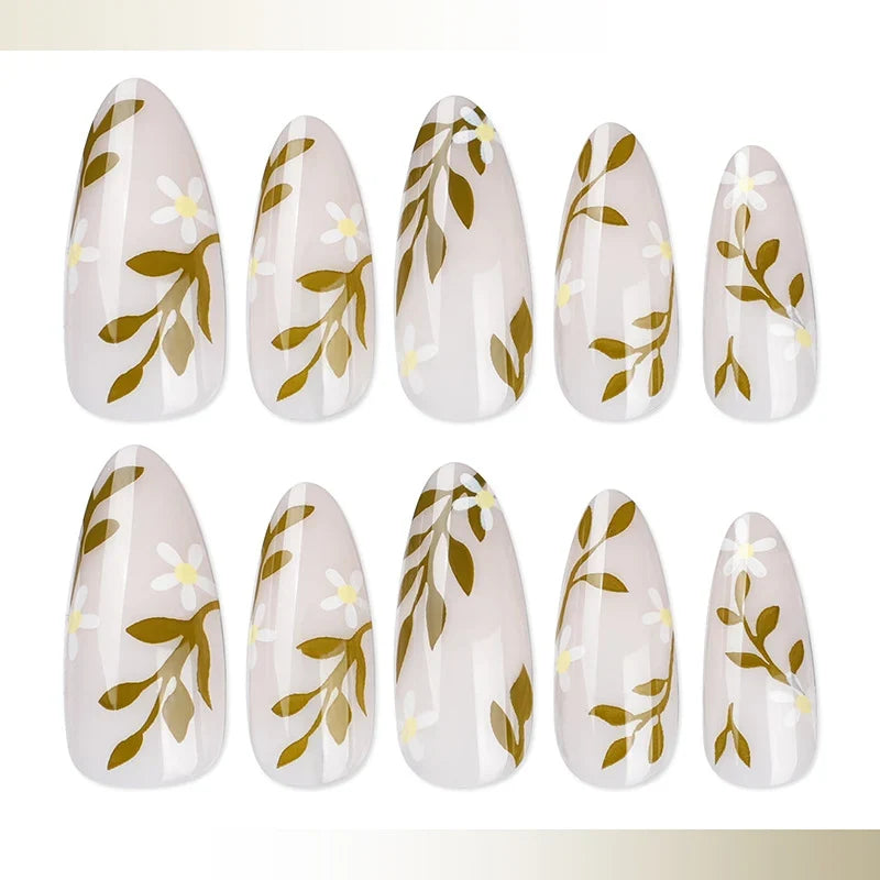 Press-On Nails Festive Holiday Designs Chip Resistant