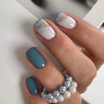 Press-On Nails Holiday Designs Peel-and-Press Comfortable Fit