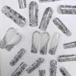 Press-On Nails Holiday Designs Peel-and-Press Comfortable Fit