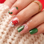 Press-On Nails Holiday Peel-And-Press Reusable & Durable