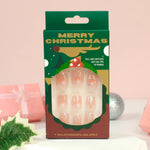 Press-On Nails Self-Adhesive Lightweight Christmas Snowflake & Star