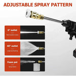 Pressure Washer Cordless High-Output 2 Batteries Included