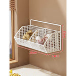 Produce Storage Basket Wall-Mounted Ventilated Two-Tier