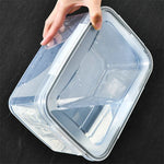 Produce Storage Container Built-In Drain Basket Fridge Organizer