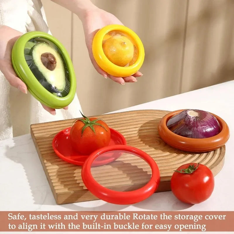 Produce Storage Container Twist-Seal Lid Reusable