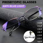 Progressive Glasses Blue Light Filter UV400 Protection Anti-Glare Coating
