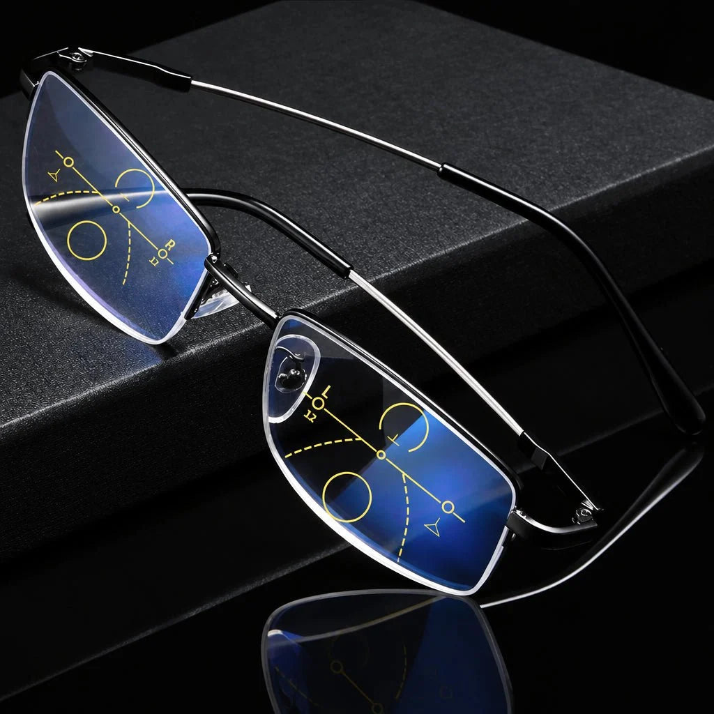 Progressive Glasses Multi-Distance Lenses Universal Fit