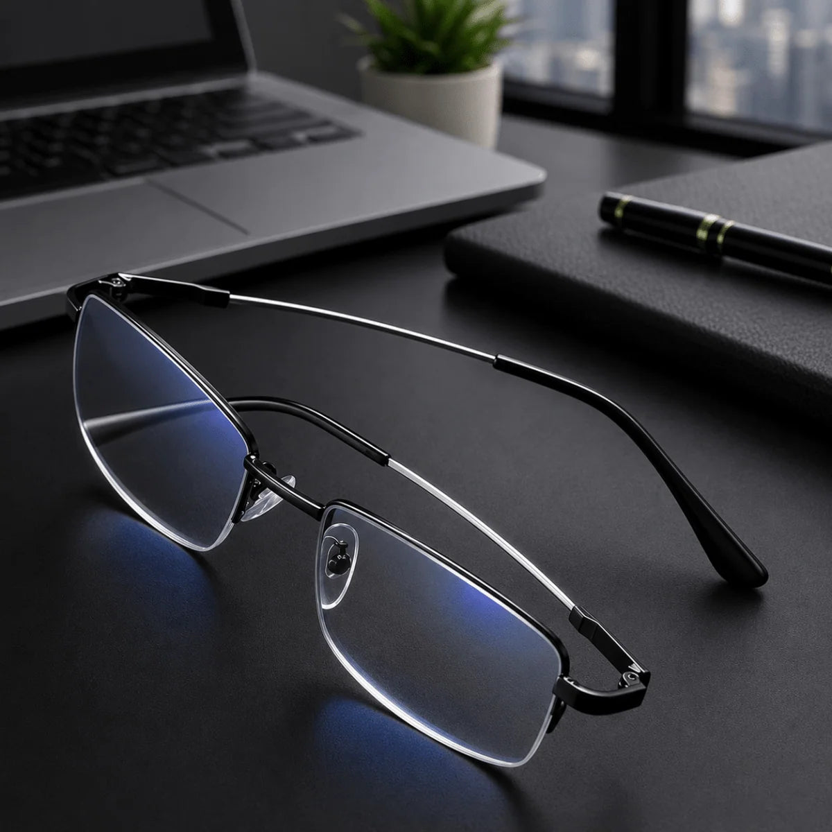 Progressive Glasses Multi-Distance Lenses Universal Fit