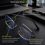 Progressive Glasses Multi-Distance Lenses Universal Fit