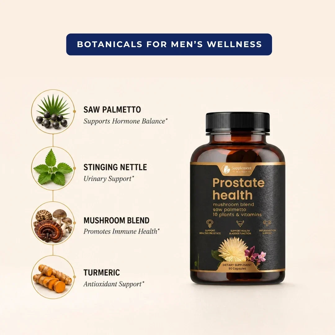Prostate Support Capsules Botanical Blend Urinary Flow Support