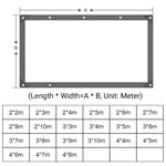 Protective Tarp Clear Translucent Weather-Resistant PE