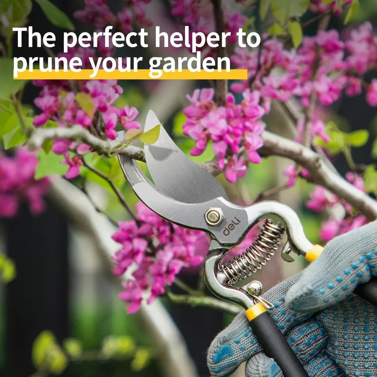 Pruning Shears 55 Carbon Steel Ergonomic Non-Slip Handle