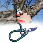 Pruning Shears Stainless Steel Ergonomic Handle & Safety Lock